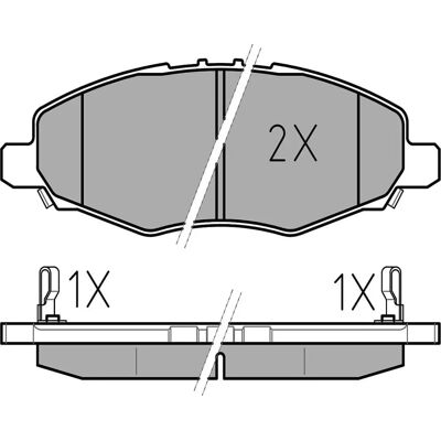 MEYLE 025 245 2316/W Bremsbelægning - For Toyota Hilux MEYLE 025 245 2316/W Bremsbelægning - For Toyota Hilux