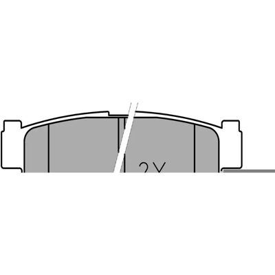 MEYLE 025 236 7315/W - Bremseklodssæt til Ssangyong Foran MEYLE 025 236 7315/W - Bremseklodssæt til Ssangyong Foran