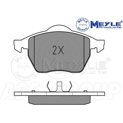 MEYLE 025 218 4819 - Bremsbeläge für Vorderachse MEYLE 025 218 4819 - Bremsbeläge für Vorderachse