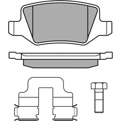 MEYLE 025 231 3814 Pastiglie freno - Posteriore Mercedes-Benz A/B MEYLE 025 231 3814 Pastiglie freno - Posteriore Mercedes-Benz A/B