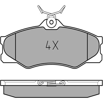MEYLE 025 209 7919 Bremsbeläge für VW Transporter Vorderachse - Bremsbeläge MEYLE 025 209 7919 Bremsbeläge für VW Transporter Vorderachse - Bremsbeläge