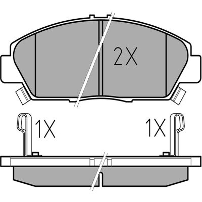 MEYLE 025 218 7918/W - Bremsbeläge für Honda Civic - Originalqualität MEYLE 025 218 7918/W - Bremsbeläge für Honda Civic - Originalqualität