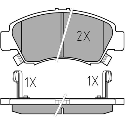 MEYLE Modell 025 216 9715/W Bremsbeläge - Vorderachse MEYLE Modell 025 216 9715/W Bremsbeläge - Vorderachse