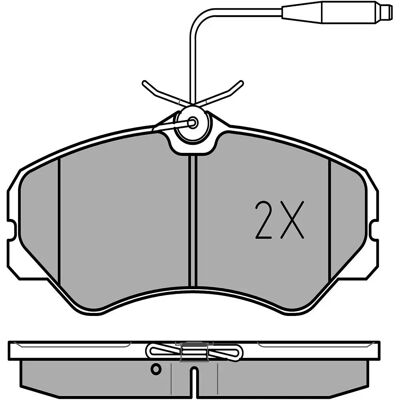 MEYLE 025 212 0519/W Bremsbeläge - Vorderachse, Verschleißanzeige, OE-Qualität MEYLE 025 212 0519/W Bremsbeläge - Vorderachse, Verschleißanzeige, OE-Qualität