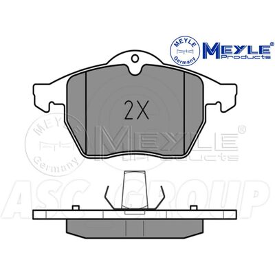 MEYLE 025 218 2919 Forbremseklodser med slidindikator MEYLE 025 218 2919 Forbremseklodser med slidindikator