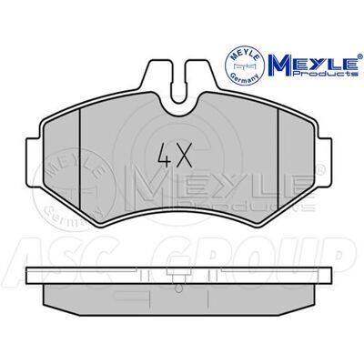 MEYLE Modell 025 230 2118 Bremsbeläge Satz Hinterachse - Anti-Quietsch MEYLE Modell 025 230 2118 Bremsbeläge Satz Hinterachse - Anti-Quietsch