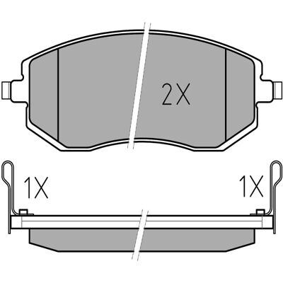 MEYLE 025 238 6517/PD Bremsbeläge - Vorderachse, Verschleißanzeige, Geräuschschutz - Bremssystem: Akebono MEYLE 025 238 6517/PD Bremsbeläge - Vorderachse, Verschleißanzeige, Geräuschschutz - Bremssystem: Akebono