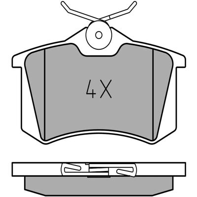 MEYLE 025 209 6115/PD Bremsbeläge - Hinterachse MEYLE 025 209 6115/PD Bremsbeläge - Hinterachse