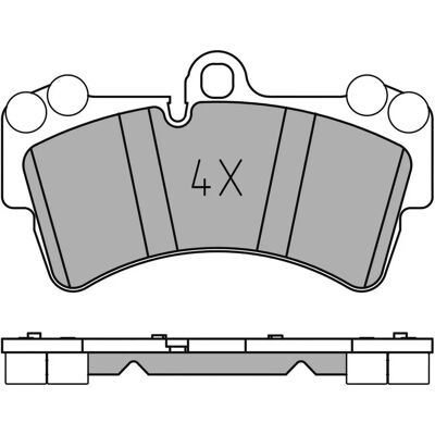 MEYLE 025 236 9317/PD Bremsbeläge Satz - Vorderachse, Kompatibel mit BREMBO MEYLE 025 236 9317/PD Bremsbeläge Satz - Vorderachse, Kompatibel mit BREMBO
