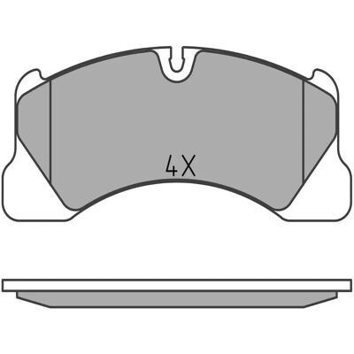 MEYLE Modell 025 250 0717/PD Bremsbeläge - Vorderachse, Premiumqualität MEYLE Modell 025 250 0717/PD Bremsbeläge - Vorderachse, Premiumqualität