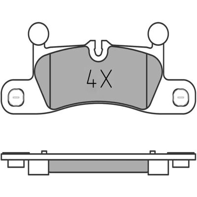 MEYLE 025 247 2116 Brake Pads - Rear, Original Quality MEYLE 025 247 2116 Brake Pads - Rear, Original Quality
