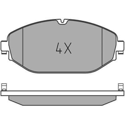 MEYLE 025 220 7619/PD - Bremsbelagsatz für Mercedes-Benz C/E-Klasse MEYLE 025 220 7619/PD - Bremsbelagsatz für Mercedes-Benz C/E-Klasse