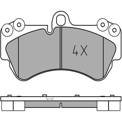 MEYLE 025 236 9217 Forhjuls bremsesæt for Porsche Cayenne VW Touareg MEYLE 025 236 9217 Forhjuls bremsesæt for Porsche Cayenne VW Touareg