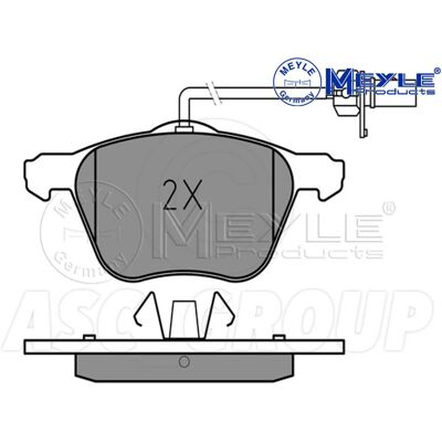 MEYLE 025 232 6920/W Bremsbeläge - Originalqualität MEYLE 025 232 6920/W Bremsbeläge - Originalqualität