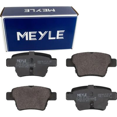 MEYLE 025 241 5017 - Bremsbeläge Hinterachse, Mit Anti-Quietsch-Blech MEYLE 025 241 5017 - Bremsbeläge Hinterachse, Mit Anti-Quietsch-Blech