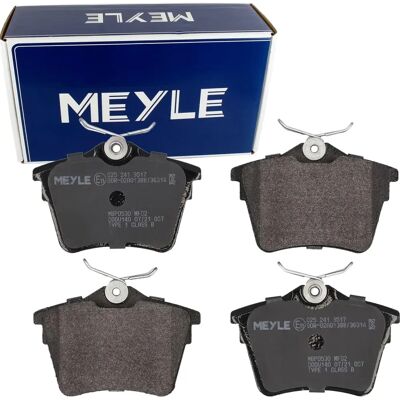 MEYLE 025 241 3517 Hinterachse Bremsbeläge - Bremssystem MEYLE 025 241 3517 Hinterachse Bremsbeläge - Bremssystem