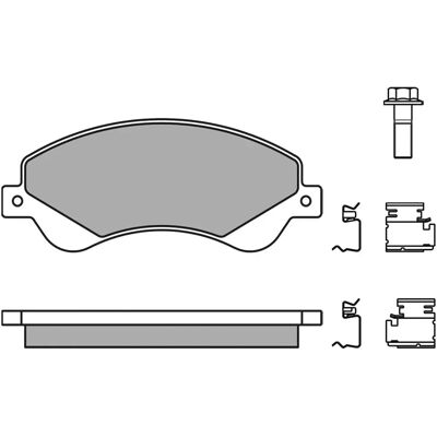 MEYLE Bremsbeläge 025 244 8518/W - Vorderachse, OEM-Qualität MEYLE Bremsbeläge 025 244 8518/W - Vorderachse, OEM-Qualität
