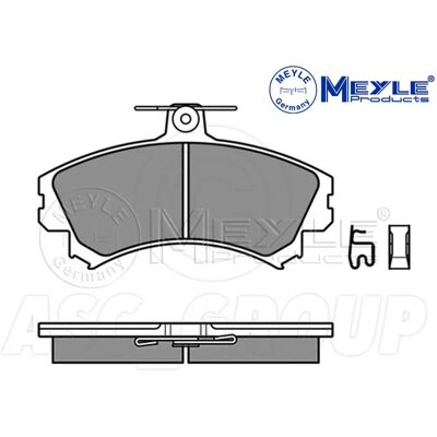 MEYLE 025 219 2017 Brake Pads - Front Axle, OE Quality MEYLE 025 219 2017 Brake Pads - Front Axle, OE Quality