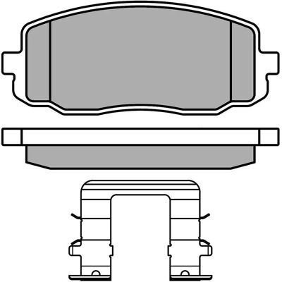 MEYLE 025 242 7516/W Bremsbeläge - Vorderachse MEYLE 025 242 7516/W Bremsbeläge - Vorderachse