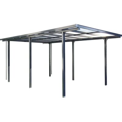 BECKMANN Modell CPTG Carport - Anthrazit, 210 cm H. BECKMANN Modell CPTG Carport - Anthrazit, 210 cm H.