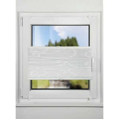 MYDECO Faltrollo 130cm Weiß - Plissee MYDECO Faltrollo 130cm Weiß - Plissee