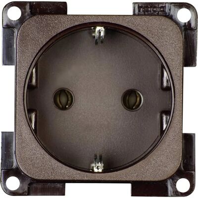 inprojal Elektrosysteme - Braune Schutzkontakt-Steckdose - Elektrosysteme inprojal Elektrosysteme - Braune Schutzkontakt-Steckdose - Elektrosysteme