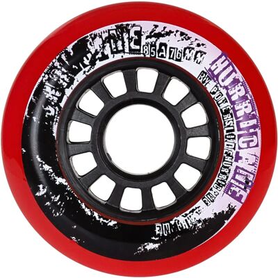 Ruote Powerslide Hurricane 76mm Rosso - Inline Ruote Powerslide Hurricane 76mm Rosso - Inline