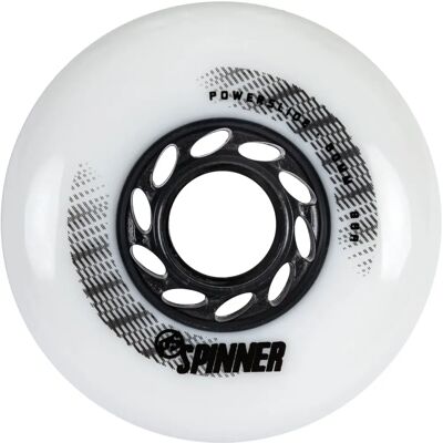Koła Freeskate Powerslide Spinner 80mm / 85A Białe Koła Freeskate Powerslide Spinner 80mm / 85A Białe