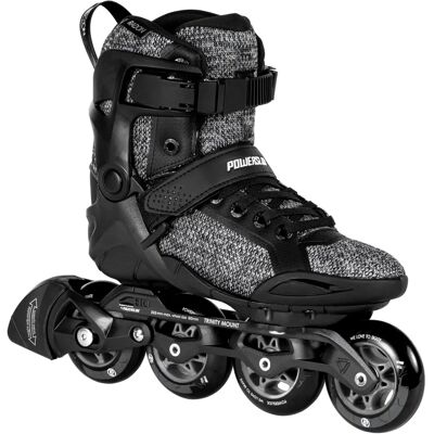 POWERSLIDE Radon Black White 80 Inline-Skates - Fitness POWERSLIDE Radon Black White 80 Inline-Skates - Fitness