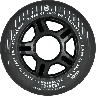 Ruedas Torrent Rain Negras de Powerslide - Ruedas de Patinaje Ruedas Torrent Rain Negras de Powerslide - Ruedas de Patinaje