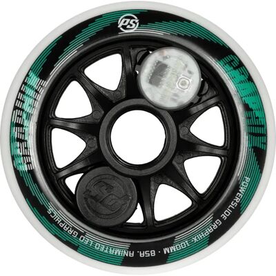 Powerslide Graphix Weiße LED-Räder - Rollschuhräder Powerslide Graphix Weiße LED-Räder - Rollschuhräder