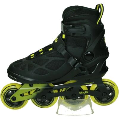 Roller in linea Playlife Lancer - Fitness, Giallo, 84mm Roller in linea Playlife Lancer - Fitness, Giallo, 84mm