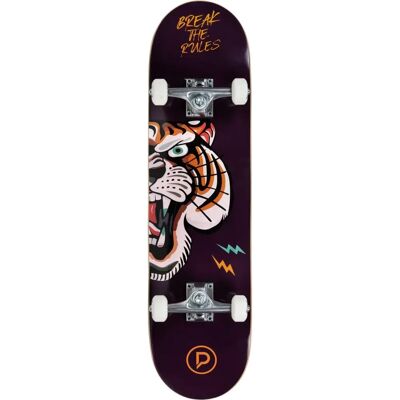 Playlife Tiger 8.0 Skateboard - 7-lagiges Birkenholz-Deck, ABEC 5 Lager, 52mm Räder Playlife Tiger 8.0 Skateboard - 7-lagiges Birkenholz-Deck, ABEC 5 Lager, 52mm Räder