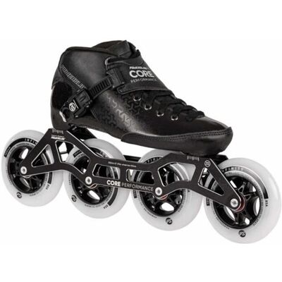 Patines en Línea Negros Powerslide 4X90 - Velocidad Patines en Línea Negros Powerslide 4X90 - Velocidad