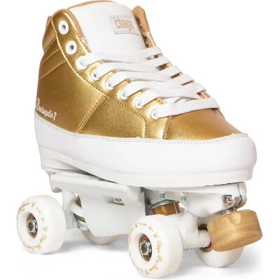 Chaya Kismet Barbiepatin Rollschuhe - Beige, Gold, 43 Chaya Kismet Barbiepatin Rollschuhe - Beige, Gold, 43
