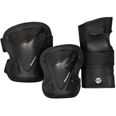 Set di protezioni POWERSLIDE Basic Adult - M, nero Set di protezioni POWERSLIDE Basic Adult - M, nero