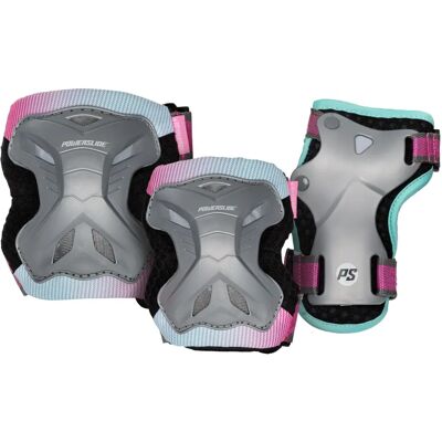 Powerslide Kids Pro Schutzausrüstung Set Gris - Schutzset Powerslide Kids Pro Schutzausrüstung Set Gris - Schutzset