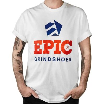 Epic Emblem Weiß T-Shirt - Freizeitbekleidung Epic Emblem Weiß T-Shirt - Freizeitbekleidung