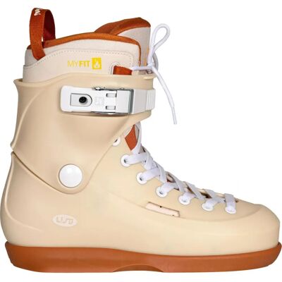 Patins USD Skates Witzemann Pro Beige - Pour Tous les Niveaux - Publicité Patins USD Skates Witzemann Pro Beige - Pour Tous les Niveaux - Publicité