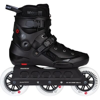 Roller in Line Powerslide Storm 110 Neri - Prestazioni Urbane Roller in Line Powerslide Storm 110 Neri - Prestazioni Urbane