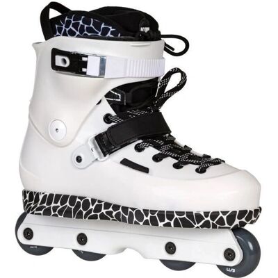 USD Skates Sway Farmer Pro Patins en ligne Blanc/Noir - Équipement de patinage - Publicité USD Skates Sway Farmer Pro Patins en ligne Blanc/Noir - Équipement de patinage - Publicité