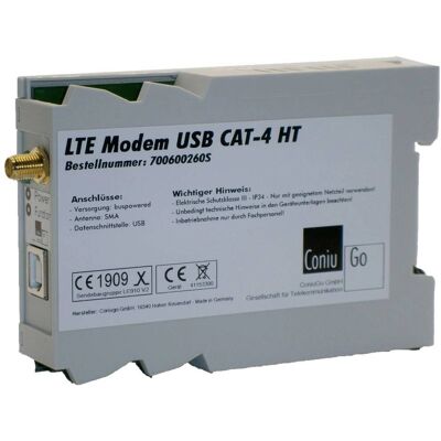 ConiuGo 700600260S LTE Modem - Quad LTE GSM, USB, DIN-Schiene ConiuGo 700600260S LTE Modem - Quad LTE GSM, USB, DIN-Schiene