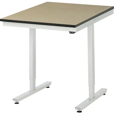 RAU Table de Travail Électrique Gris Clair - Bureau à Hauteur Réglable - Publicité RAU Table de Travail Électrique Gris Clair - Bureau à Hauteur Réglable - Publicité