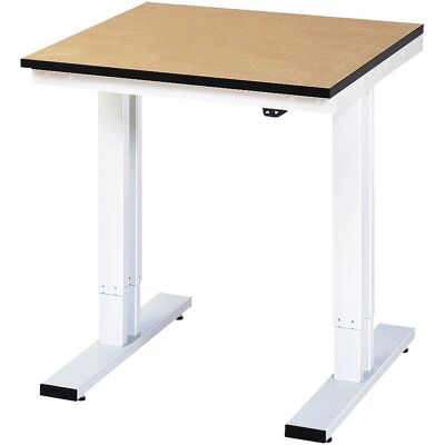 RAU Tavolo da lavoro regolabile elettricamente - MDF, 750x800mm RAU Tavolo da lavoro regolabile elettricamente - MDF, 750x800mm