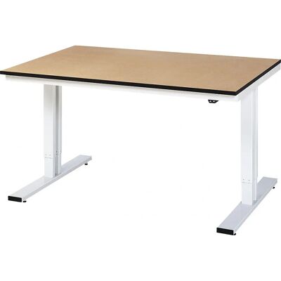 RAU Elektrisch Höhenverstellbarer Arbeitstisch - 720-1120mm - MDF - 1500x1000mm - Grau RAU Elektrisch Höhenverstellbarer Arbeitstisch - 720-1120mm - MDF - 1500x1000mm - Grau
