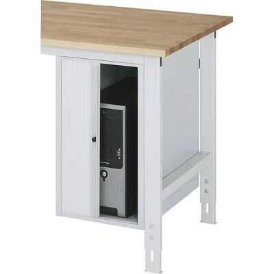 RAU Schrank für Computer - Hellgrau - Modulares Arbeitsplatzsystem RAU Schrank für Computer - Hellgrau - Modulares Arbeitsplatzsystem
