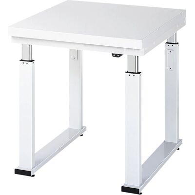 RAU bancada de trabalho ajustável - Cinza claro RAL 7035 RAU bancada de trabalho ajustável - Cinza claro RAL 7035