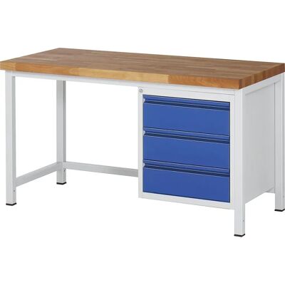 RAU Archivador - Azul Gencjan - 3 Cajones - 620mm Alto RAU Archivador - Azul Gencjan - 3 Cajones - 620mm Alto
