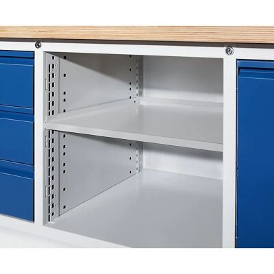 RAU Stahlschrank - Modulares Arbeitstischsystem für 2000mm RAU Stahlschrank - Modulares Arbeitstischsystem für 2000mm
