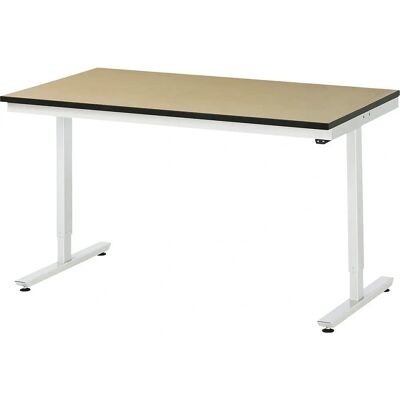 RAU Table de travail réglable électrique - MDF - 720-1120mm - 150kg - Publicité RAU Table de travail réglable électrique - MDF - 720-1120mm - 150kg - Publicité